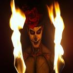 Halloween Fire Performer