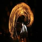 Fire Whip Performer